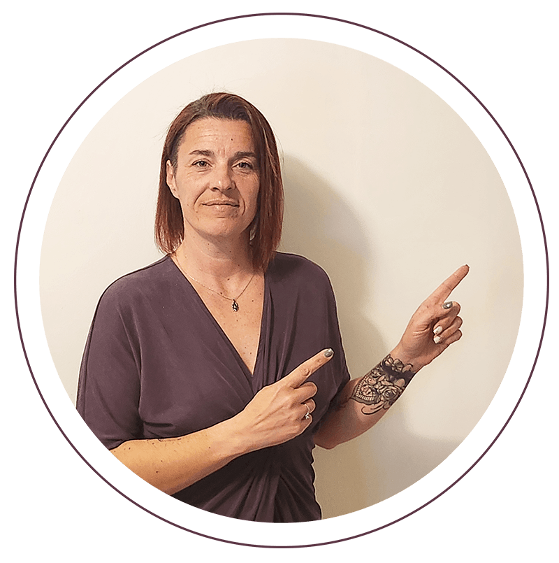 Moi, Géraldine STOCARD - freelance en communication graphique et web