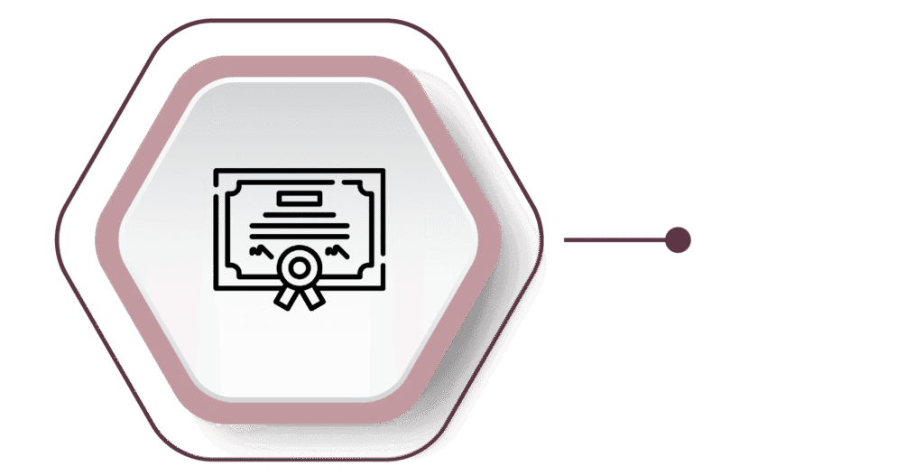 Pictogramme à propos de mes diplômes et formations