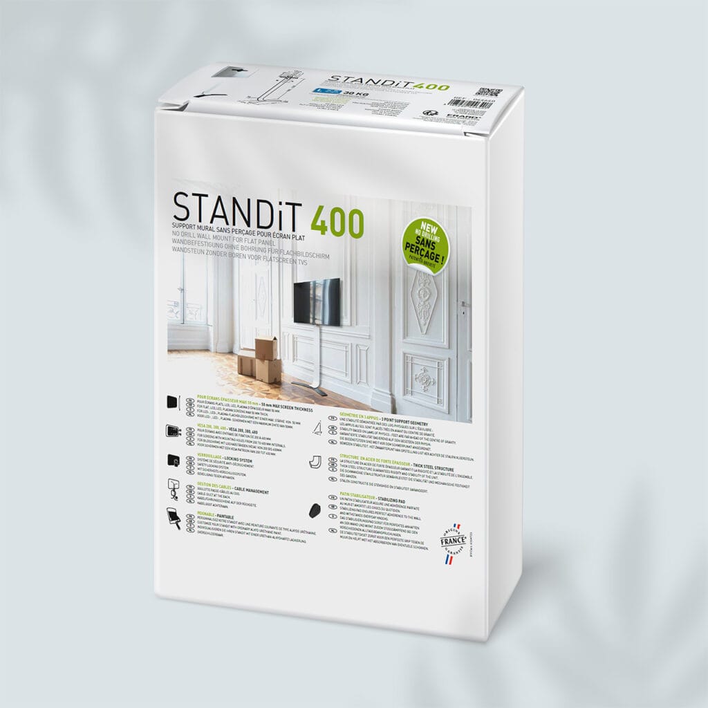 Etiquettes du packaging Standit pour Erard
